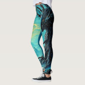 Der kosmische Baum der Fantasie Leggings (Links)