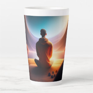 Der Kosmische Buddha Meditations-Mindfulness-Lat Milchtasse