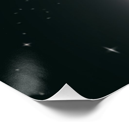 Der kosmische Explorer Poster (Ecke)