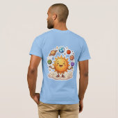 Der kosmische Jongleur T-Shirt (Schwarz voll)