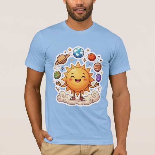 Der kosmische Jongleur T-Shirt (Vorderseite)