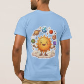 Der kosmische Jongleur T-Shirt (Rückseite)