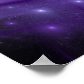 Der kosmische Lotus Poster (Ecke)