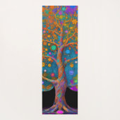 Der kosmische New Age Tree des Lebens Yogamatte (Rückseite)