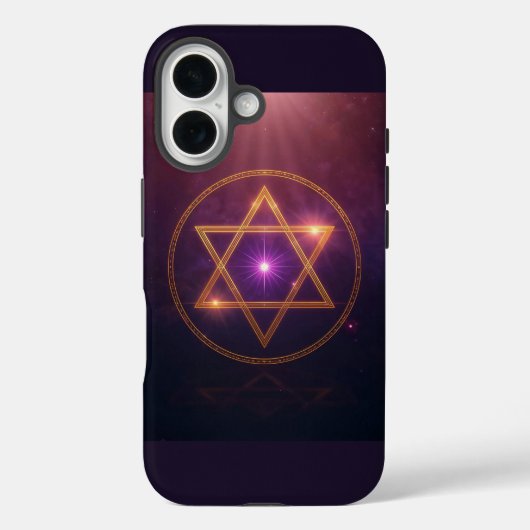 Der kosmische Stern der erleuchteten Balance Case-Mate iPhone Hülle (Rückseite)