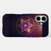 Der kosmische Stern der erleuchteten Balance Case-Mate iPhone Hülle (Rückseite (Horizontal))
