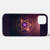 Der kosmische Stern der erleuchteten Balance Case-Mate iPhone Hülle (Rückseite (Horizontal))