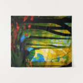Der kosmische Wald Wandteppich (Vorderseite (Horizontal))