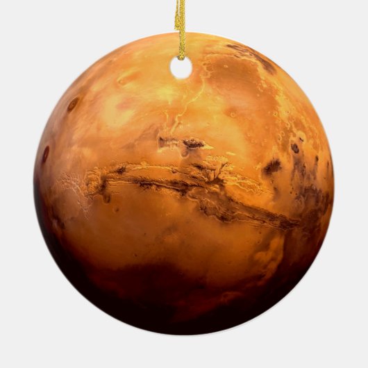 Der Kosmos im Stil verkörpern: Mars Mystique Keramik Ornament (Hinten)