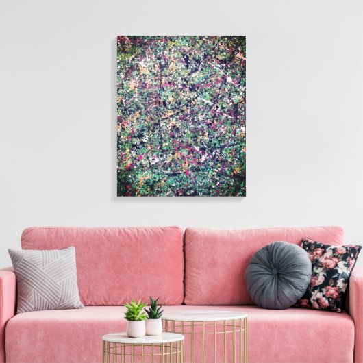 Der Kosmos Leinwanddruck (Insitu (Wohnzimmer))