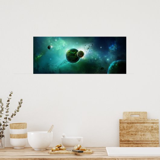 Der Kosmos Poster (Küche)