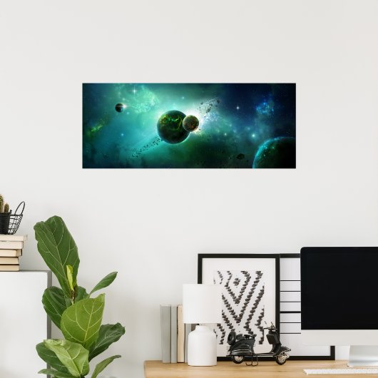 Der Kosmos Poster (Heimbüro)