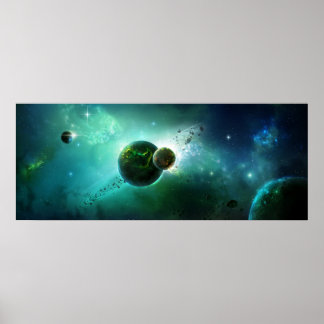 Der Kosmos Poster