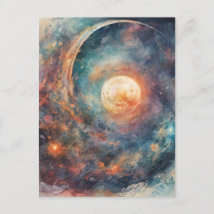 Der Kosmos Postkarte