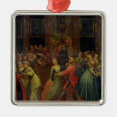 Der Kostümball Silbernes Ornament (Vorne)