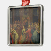 Der Kostümball Silbernes Ornament (Links)