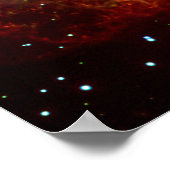 Der Krabbennebel im Taurus-Weltraumbild Poster (Ecke)