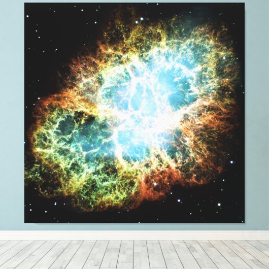 Der Krabbennebel M1 NGC 1952 Taurus A Leinwanddruck (Insitu (Holzboden))