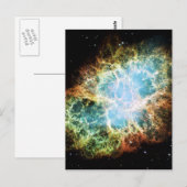Der Krabbennebel M1 NGC 1952 Taurus A Postkarte (Vorne/Hinten)