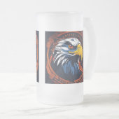 Der kräftige Schnabel Mattglas Bierglas (VorderseiteRechts)