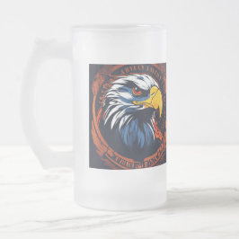 Der kräftige Schnabel Mattglas Bierglas