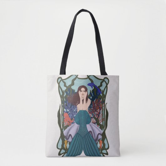 Der Kraken-Garten Tasche (Vorderseite)