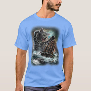 Der Kraken ist das legendäre Seemannster der Riese T-Shirt