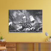 Der Kraken Leinwanddruck (Insitu (Wohnzimmer))