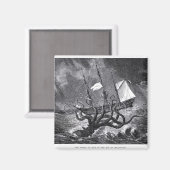 Der Kraken Magnet (Vorderseite/Rückseite)