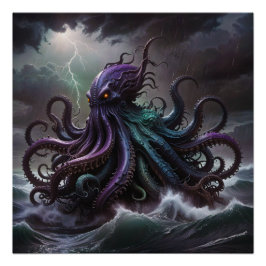 Der Kraken-Monster Poster