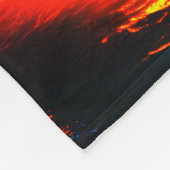 Der Kraken-Monster-Rockstar Fleecedecke (Ecke)