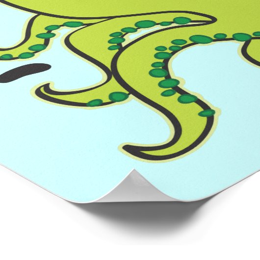 Der Kraken Poster (Ecke)