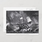 Der Kraken Postkarte (Vorne/Hinten)