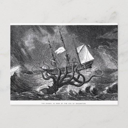 Der Kraken Postkarte (Vorderseite)