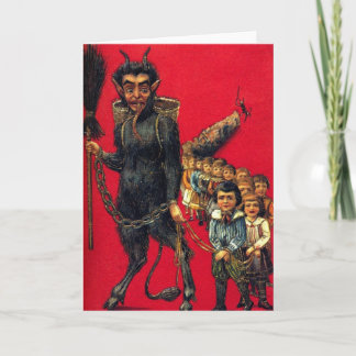 Der Krampus Feiertagskarte