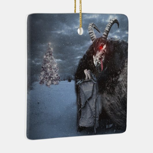 Der Krampus Keramikornament (Rechts)