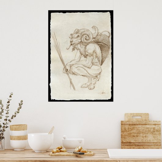 Der Krampus Poster (Küche)