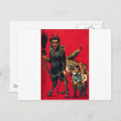 Der Krampus Postkarte (Vorne/Hinten)