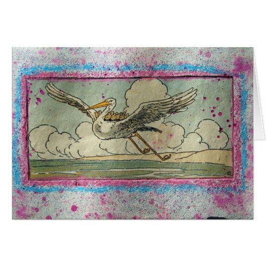 Der Kran hilft den Sparrow (Vorderseite (Horizontal))
