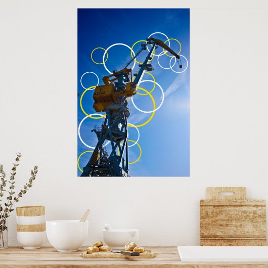 der Kran Poster (Küche)