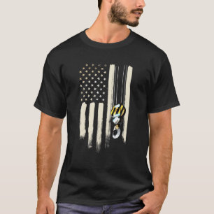 Der Kranbetreiber übergibt die patriotische ameri T-Shirt