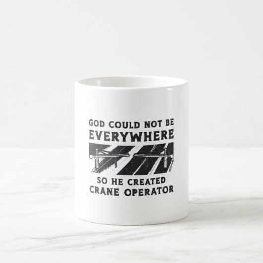 Der Kranführer, Gott, konnte nicht Fahrer sein Kaffeetasse (Mittel)