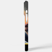 Der Kranich ist anmutig Case-Mate iPhone Hülle (Rückseite / Links)