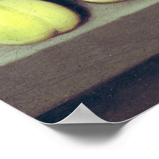 Der kranke Bacchus Poster (Ecke)