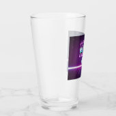 Der krasse Mall-"Welle 1" Trommel des Glas-16oz Glas (Rechts)