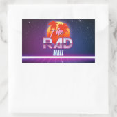 Der krasse Mall-"Welle 2" 4.5in x 2.7in Aufkleber (Tasche)