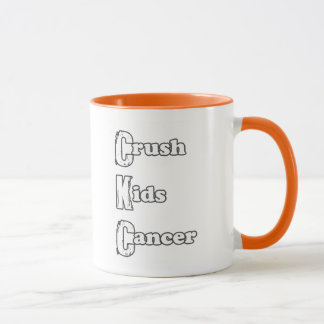 Der Krebs-" orange Tasse "der Zerstampfungs-Kinder