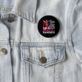 Der Krebskrieger, der ich bin der Sturm starke Fra Button (Beispiel)