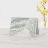 Der Kredit gehören dem Mann im Arena Absolvent Karte (Gelbe Blume)