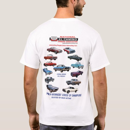 Der Kreis 2019 des Siegers der Meister T-Shirt (Rückseite)